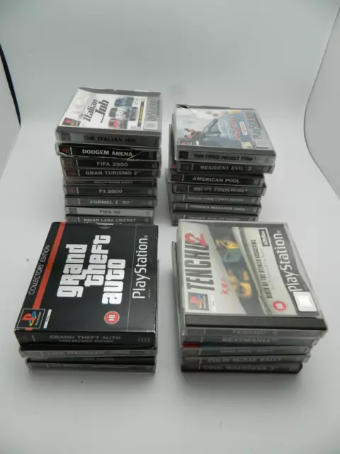 playstation 1 bundle - 26 games