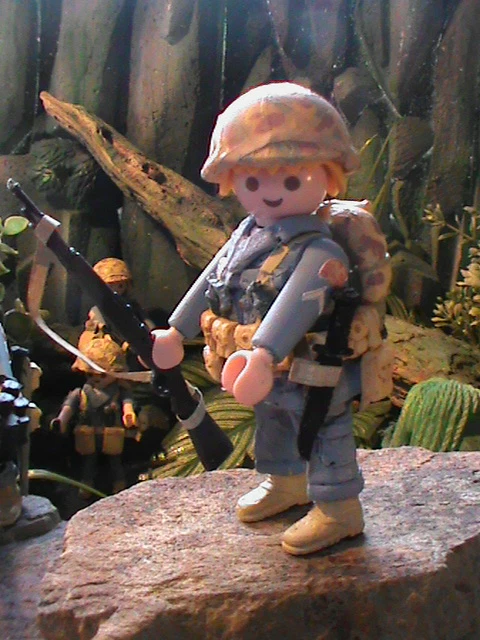 Playmobil Custom Capellan Castrense (Division Bleue) - Stalingrad 1941 - Réf 0722