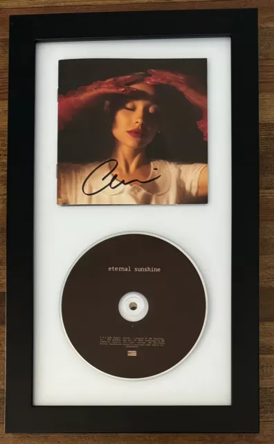 SIGNED FRAMED Ariana Grande Eternal Sunshine CD Autographed BAS Beckett COA Sexy