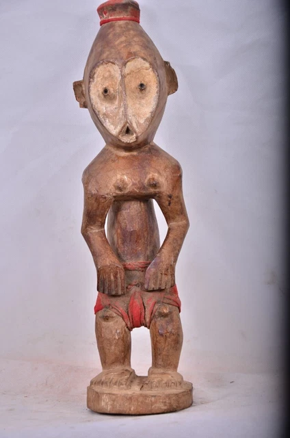 African art tribal, zande statue from bas uel  Democratic Republic of Congo