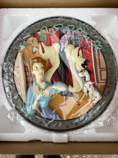 Disney's "One Hundred and One Dalmatians" Anita Daahhling! 3D LE Relief Plate 