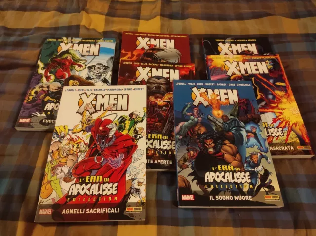 X-MEN L'ERA DI APOCALISSE COLLECTION Serie Completa 1-7 Panini Marvel