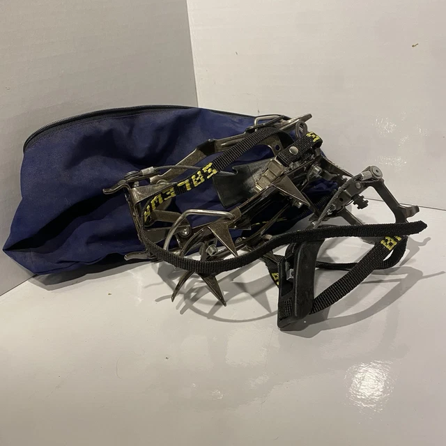 Crampons Réglables Salewa DBP 12 Points - Vintage Allemagne Ouest - Neuf Avec Léger Défaut