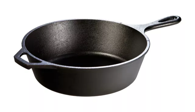 Cast Iron 10.25" / 3.2 Quart Seasoned Deep Skillet