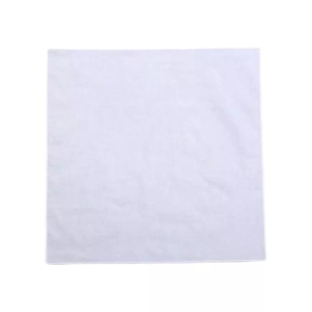 Adult White Handkerchief Cotton Square Super Soft Washable Hanky DIY Accessories