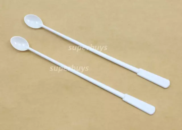 2pc Reusable Micro Mini Tiny Spoon Scoop Pick Up Small Items or Fish Feed Feeder