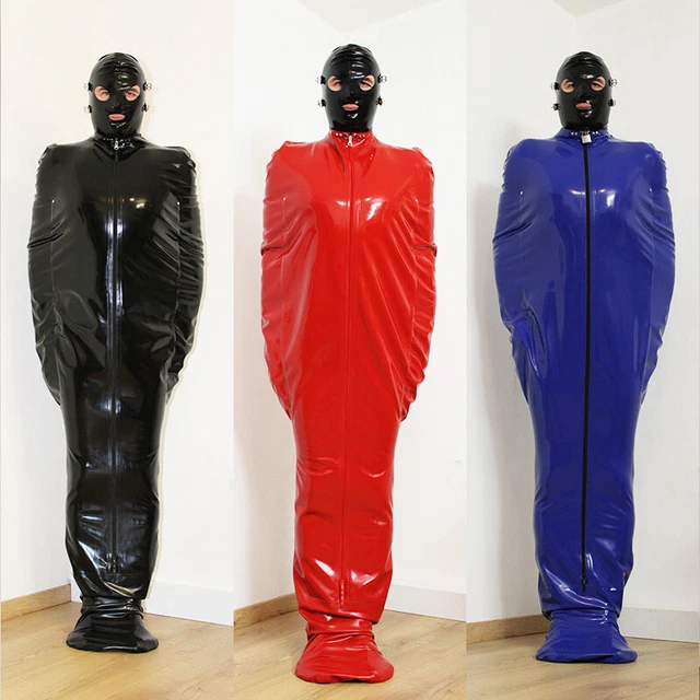 100% LATEX BODYBAG Latexanzug Bondage/Schwitz/Fessel/SaunaSack
