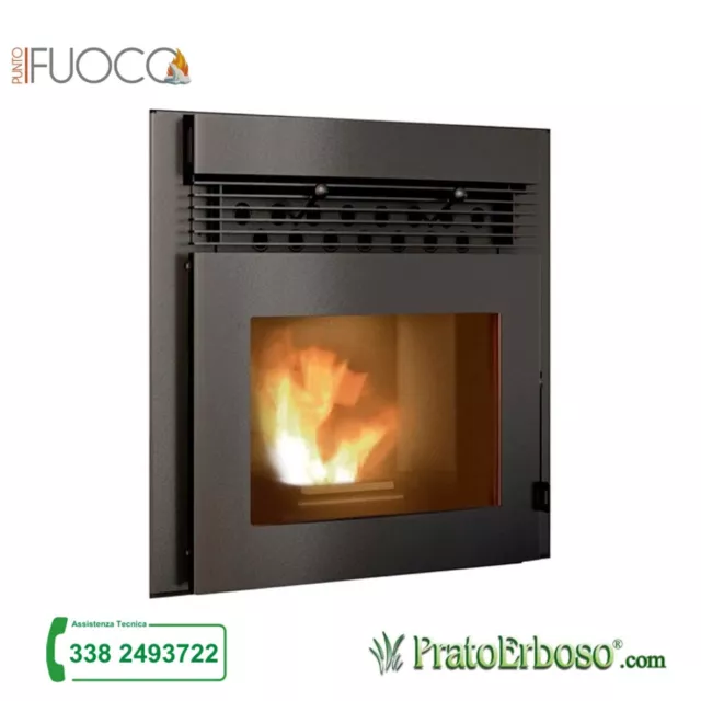 Punto Fuoco Alessio - Inserto per camino a pellet da 11 kw