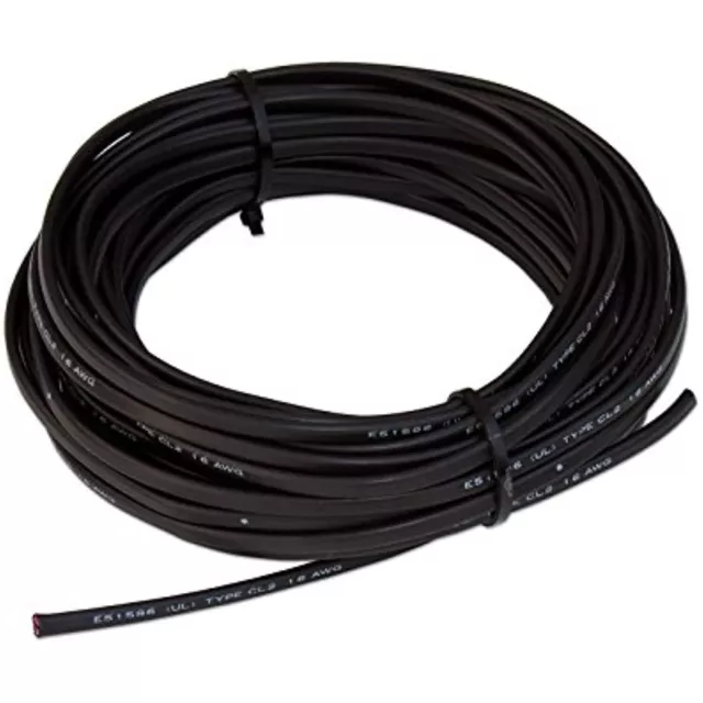 Mighty Mule 100 ft. Low Voltage 16 Gauge Wire (RB509-100) , Black