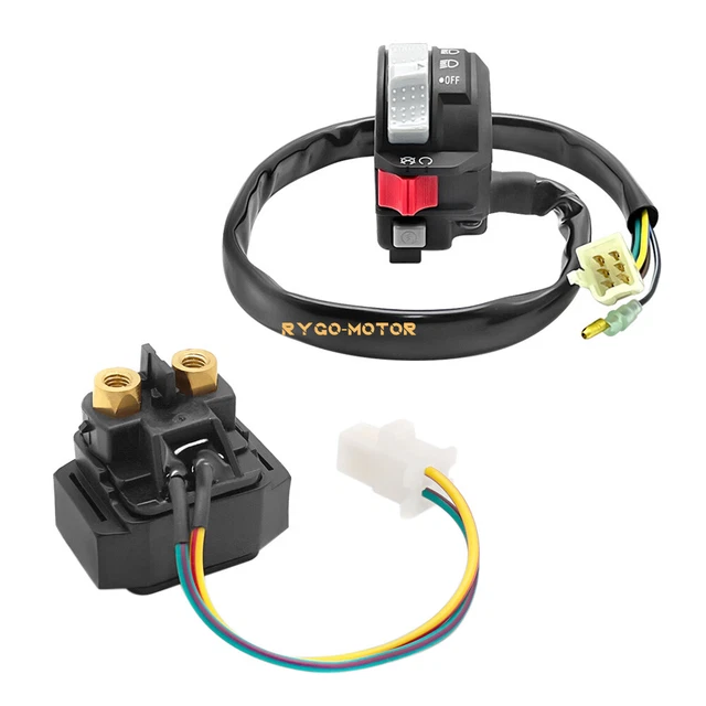 Handlebar Switch Start Stop Headlight For Yamaha Big Bear YFM400 - Foto 6