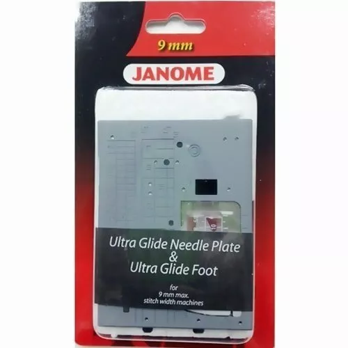 Janome Ultra Glide Needle Plate and Ultra Glide Foot Set