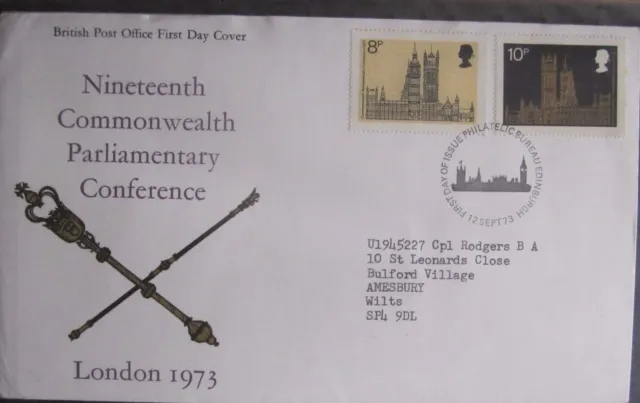 Great Britain Stamps First Day Cover FDC 19th Commonwealth Parliamentary Confere