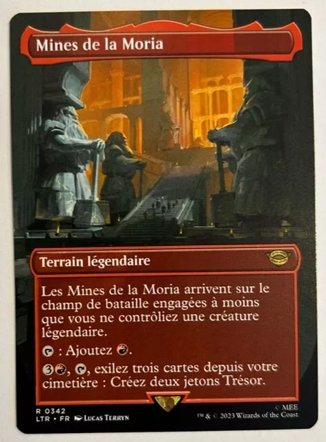 Mines de la Moria Extended Art - FRA - Mint - LOTR Seigneur des Anneaux