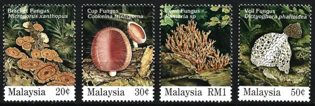 Malaysia - Einheimische Pilze Satz postfrisch 1995 Mi. 549-552