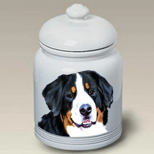 Bernese Mountain Dog Ceramic Treat Jar BVV 23051