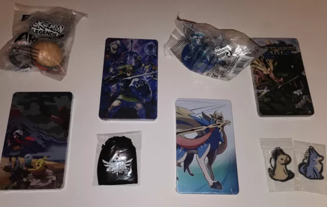 Nintendo Switch Steelbook & promo Job Lot, Pokemon, Zelda, Monster Hunter Sealed