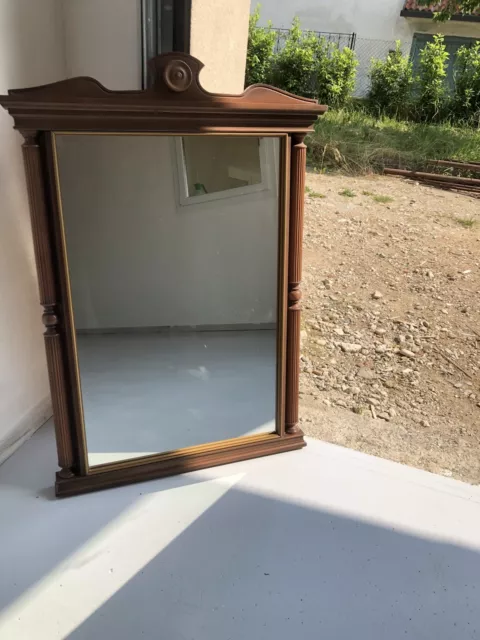 Specchio vintage in legno massello modello Iride Xlab