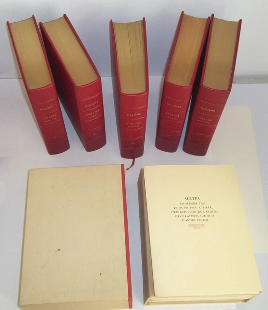 THÉÂTRE COMPLET D'André Gide - Édition Monumentale Avec Lithographies De Brianchon - 8 Volumes