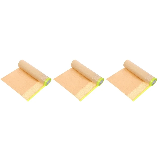 3 rotoli mascheratrice master carta di copertura marrone colore nastro marrone carrello
