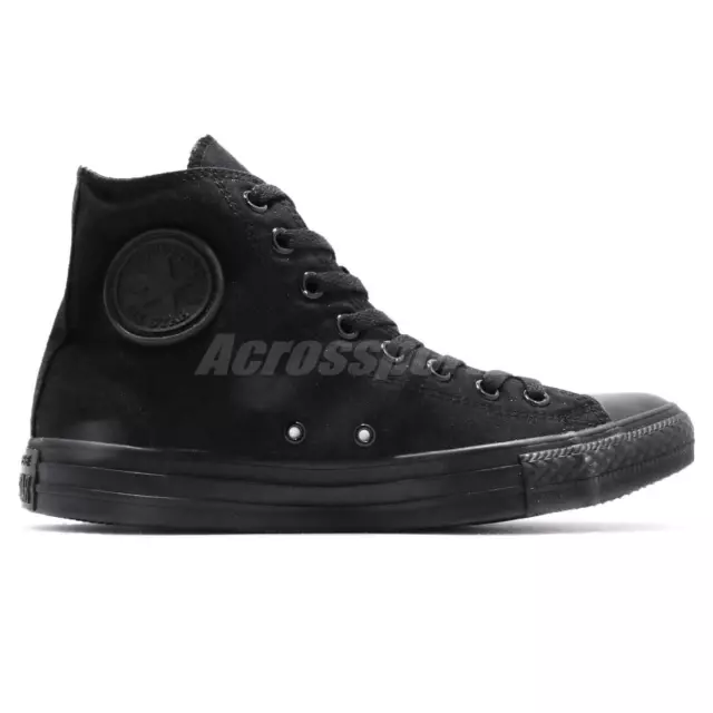 Converse Chuck Taylor All Star Hi Triple Black Mono Men Unisex Shoes M3310C 3