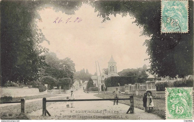 91 - SOISY SOUS ETIOLLES - S13233 - Vue prise de l'Avenue Chevalier En l'�tat L1