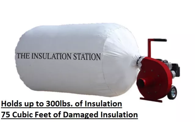 5 Insulation Removal Vacuum Bags 75 Cu. Ft. Holds Up To 300 Lbs Best Quality 3
