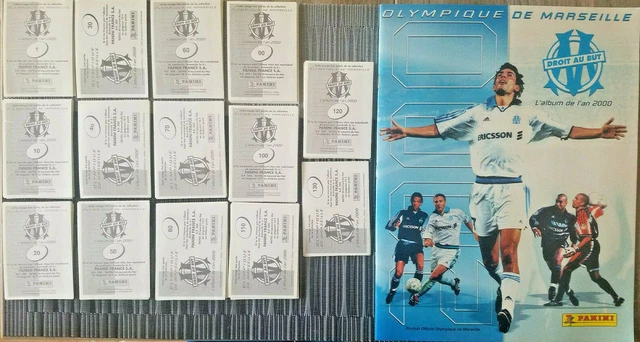 PANINI FOOT OLYMPIQUE DE MARSEILLE ALBUM DE L'AN 2000 EQUIPE