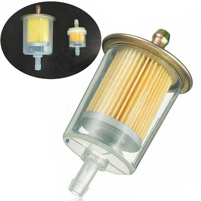 Filtres à Carburant Universels - Lot De 2 - Pour Moteurs Essence 6mm/8mm - Tondeuse, Kart, Générale