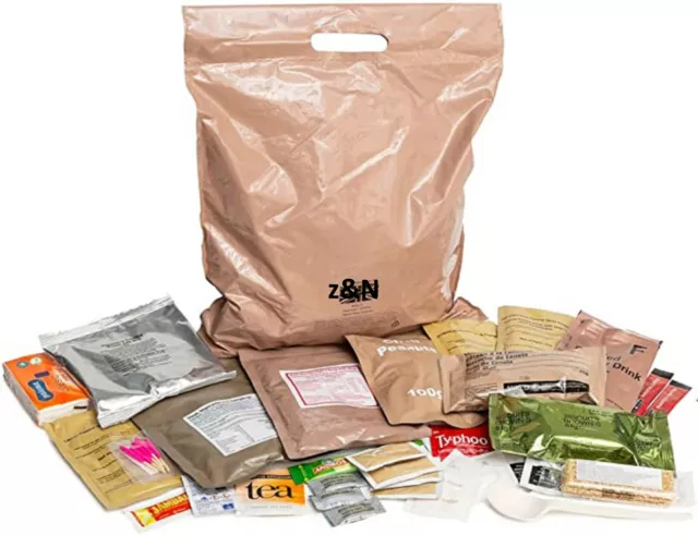 British Military Army 24 hour Ration pack camping MRE Meals 1-10 PD Nov/Dec 2022