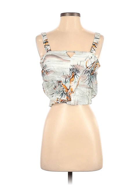 NWT Hurley Women Ivory Tank Top XS