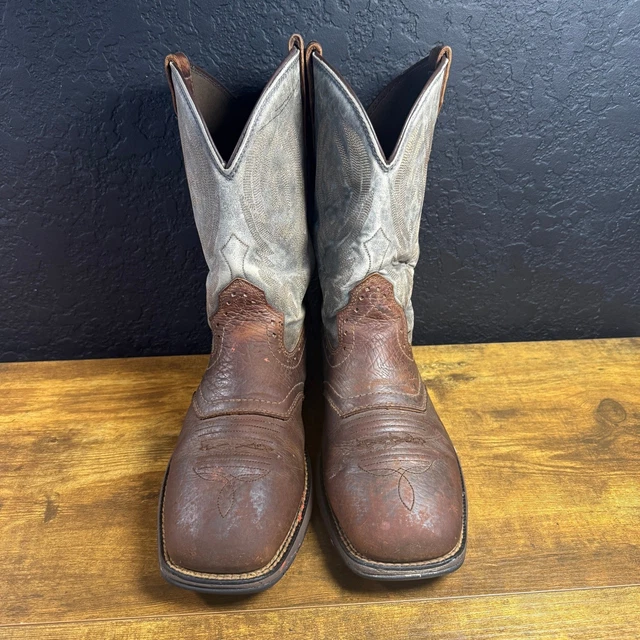 CODY JAMES TYCHE Lite Western Cowboy Boots Broad Square Toe Brown 10 EE ...