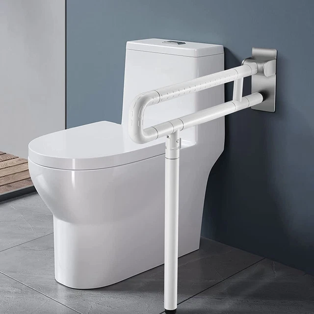 Maniglia di supporto da parete per WC Maniglia Doccia Anziani antiscivolo Bianco