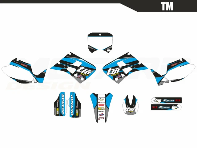 MOTARD GRAPHICS KIT TM Racing 2 stroke 2000 2001 2002 2003 $256.80 ...