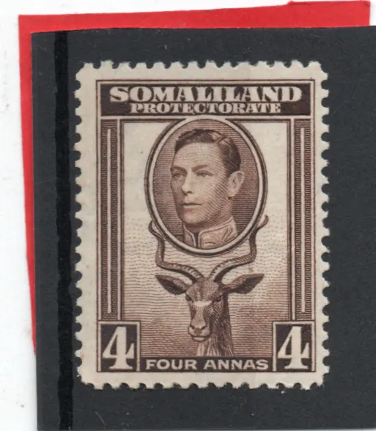 Somaliland GV1 1938 4a sepia sg 97 VLH.Mint