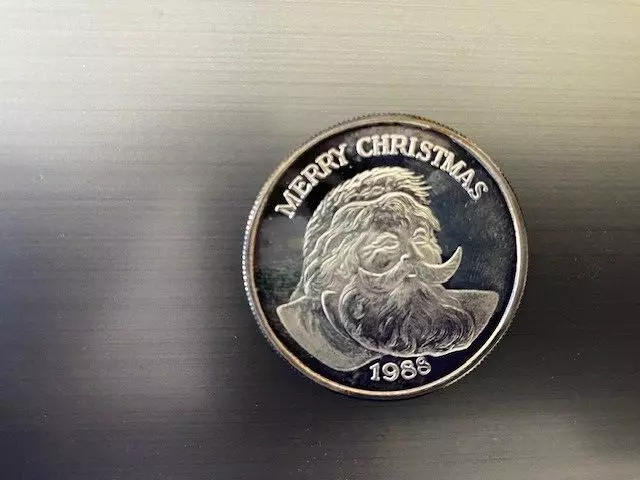 Merry Christmas Coin ... 1 troy oz ... 999 Fine 3