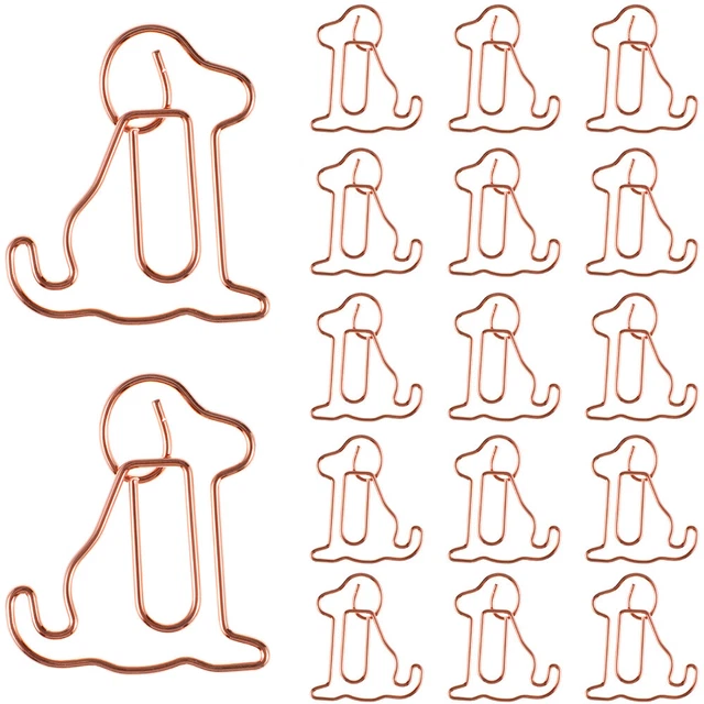 25 PCS Metal Clips Paper Clips Paper Clips Paper Creative Animal Decorative