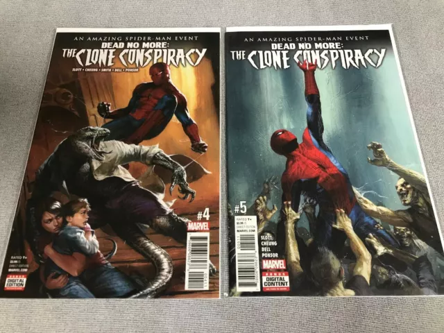 An Amazing Spiderman Event-The Clone Conspiracy Dead No More #4,#5-Slott/Cheung