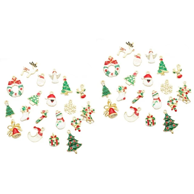 38 Pcs Weihnachtsanhänger Weihnachtszauber Selber Machen Tropfendes Wasser
