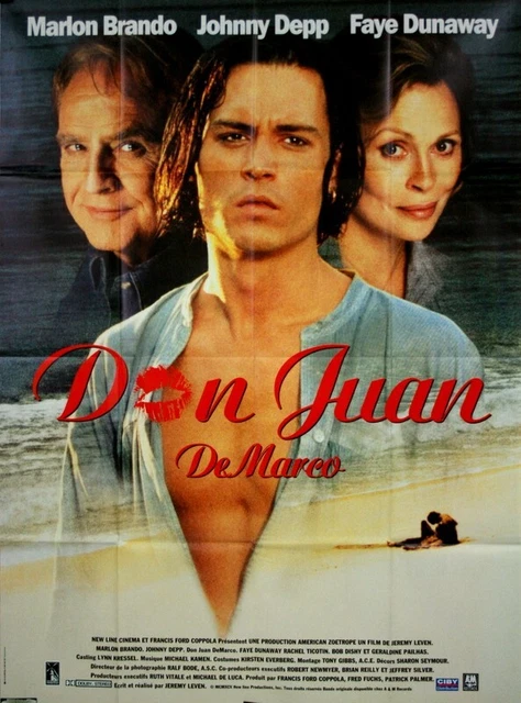 MARLON BRANDO JOHNNY Depp Faye Dunaway DON JUAN DE MARCO J Leven 1994