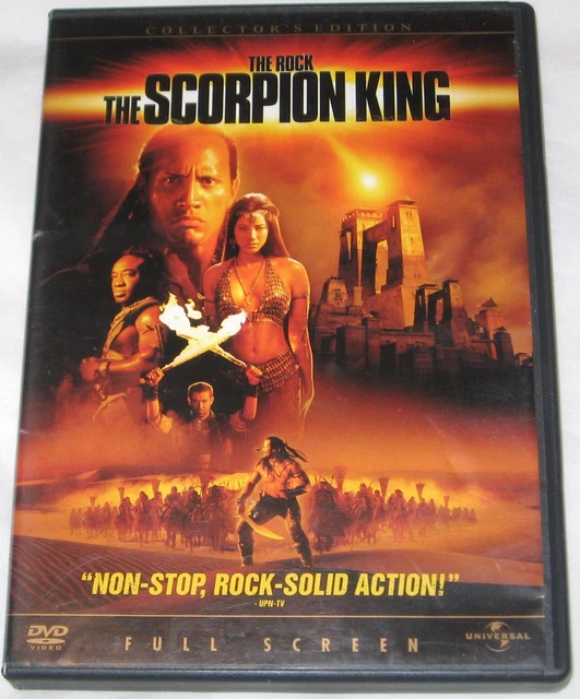 The Scorpion King DVD, 2002, Complet Cadre Michael Clarke Duncan U.S.A