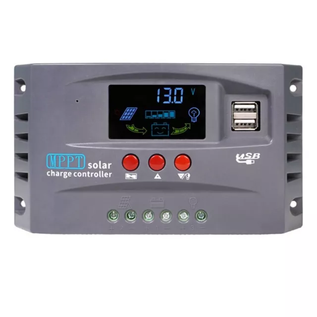 Controller carica solare 30 A 12 V 24 V MPPT 50 VDC schermo regolatore fotovoltaico per Lith H7G9