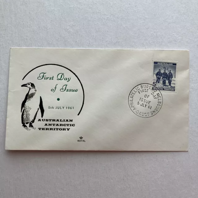 Australian Antarctic Territory Antarctic Research First Day Cover 7-5-1961