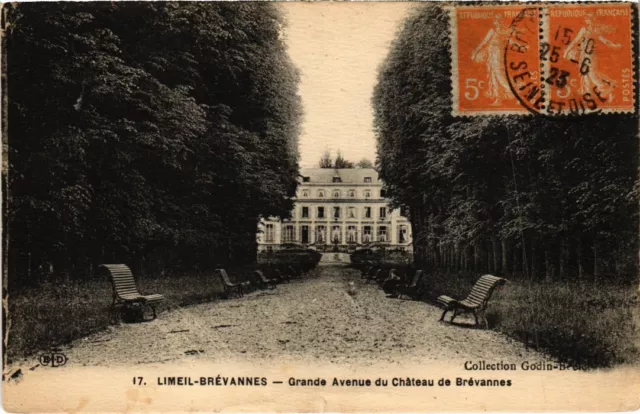 CPA Limeil Brevanne Grande Avenue du Chateau de Brevannes (1348994)