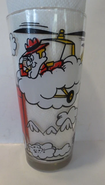 Vintage Dudley Do Right, Snidely Pizza Hut Collectors Glass CB Lingo !!! Vintage Dudley Do Right, Snidely Pizza Hut Collectors Glass CB Lingo !!!