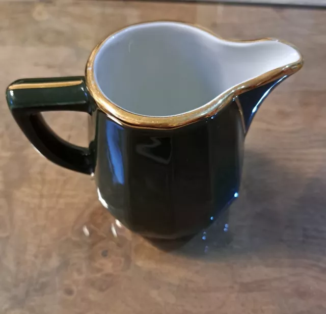 Apilco Green Gold Cream Jug