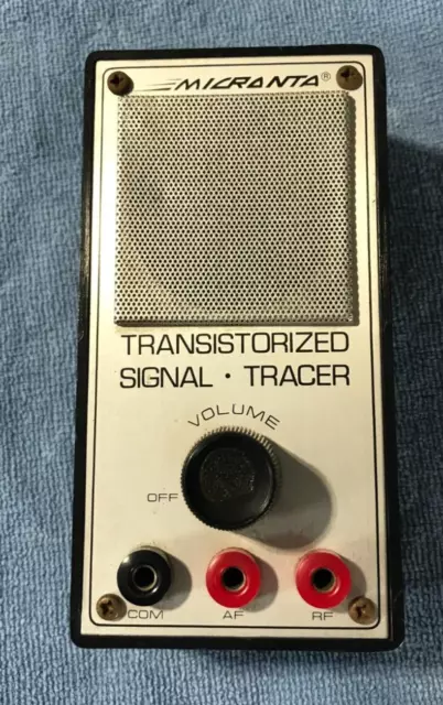 Vintage Micronta Transistorized Signal Tracer Use, Untested, Sold As IS