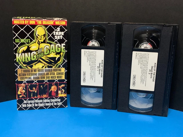 BAS RUTTEN'S KING of the Cage (VHS, 2000, 2-Tape Set) MMA Fighting 2 ...