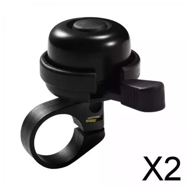 2X Bike Bell Lightweight Handlebar Bell for Outdoor Mountain Road Bike Supplies