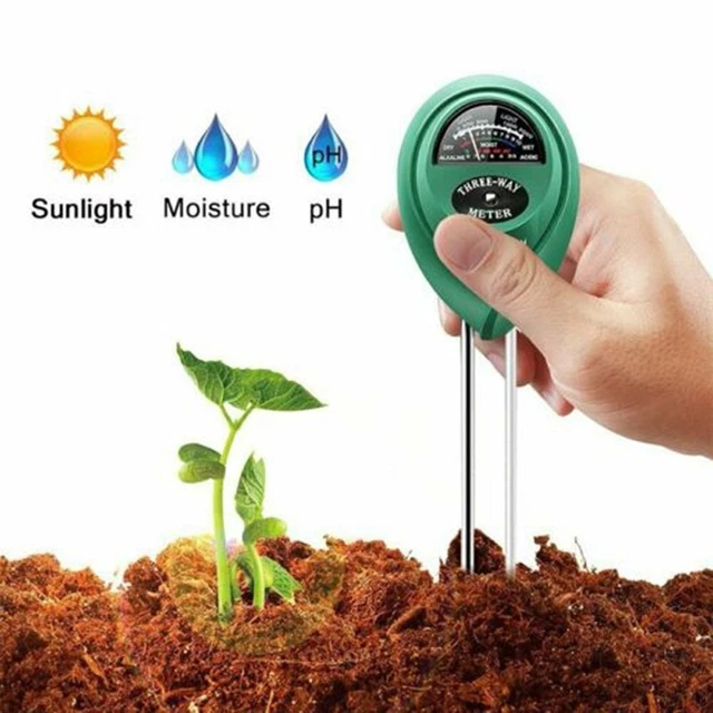 Genaue Messung von pH-Bodenfeuchtigkeit und Licht für erfolgreiche Gartenarbeit