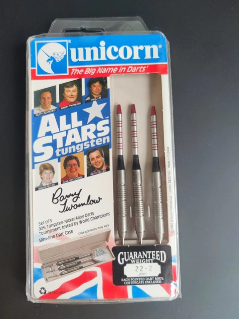ダーツ unicorn HERO GOLDEN Barry Twomlow 17g RARE UNICORN BARRY Twomlow Hero Tungsten Darts £19.99